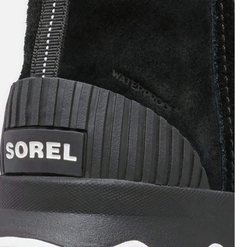 Womens Booties Black - Sorel Kinetic™ Short - 027-MYEUJL